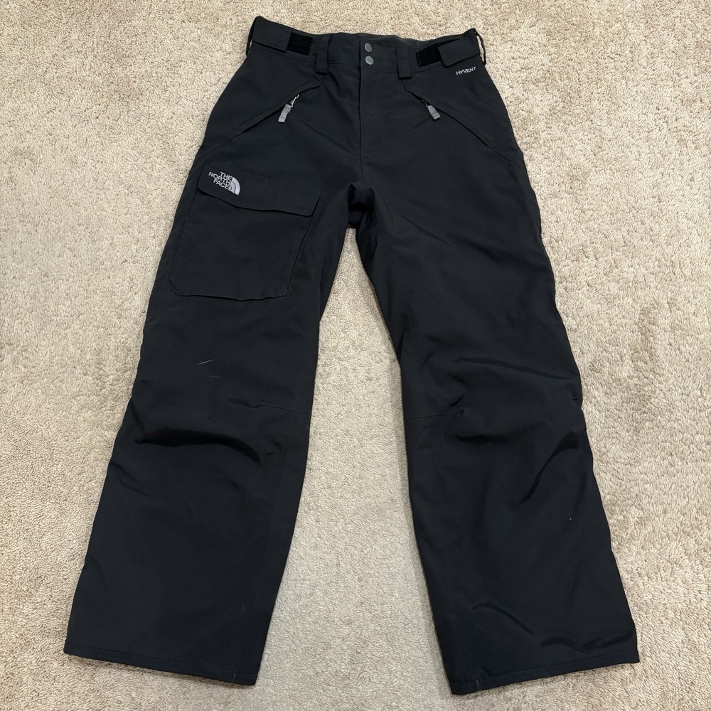 The North Face HyVent Ski Pants Men's Small Black Snowboard Winter Waterproof